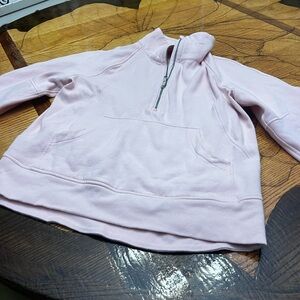 Pink Quarter-Zip Pullover lululemon strawberry milkshake(limited edition)